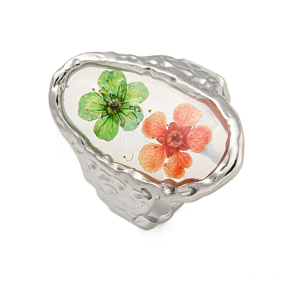 Brass Adjustable Rings for Women RJEW-G265-10P-D06-1