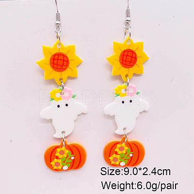 Halloween Acrylic Dangle Earrings FS-WG50B17-10-1