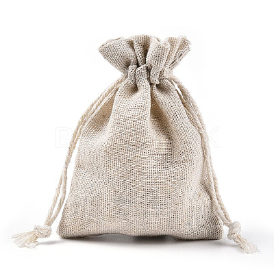 Cotton Cloth Packing Pouches Drawstring Bags ABAG-R011-9X12-01-1