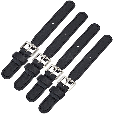 8 Pairs PU Leather Toggle Buckles DIY-GF0012-96B-1