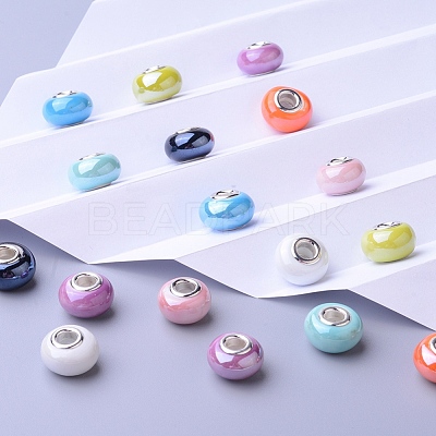 Handmade Porcelain European Beads OPDL-JP0001-02-1