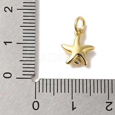 Rack Plating Brass Micro Pave Cubic Zirconia Pendants KK-U027-09-01G-1