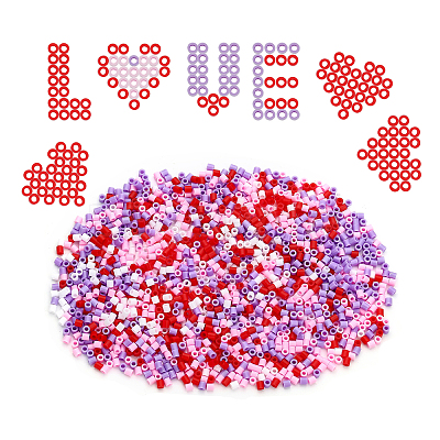 300G 4 Colors PE DIY Melty Beads Fuse Beads Refills DIY-CA0005-07-1