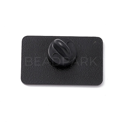 Rectangle with Word Aolly Brooch JEWB-M024-03B-D-1