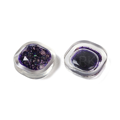 Transparent Epoxy Resin Glitter Powder Decoden Cabochons CRES-S367-17B-1