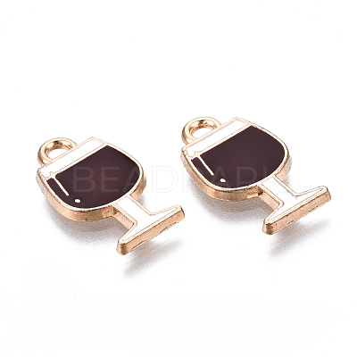 Eco-Friendly Alloy Enamel Pendants ENAM-Q437-049-NR-1