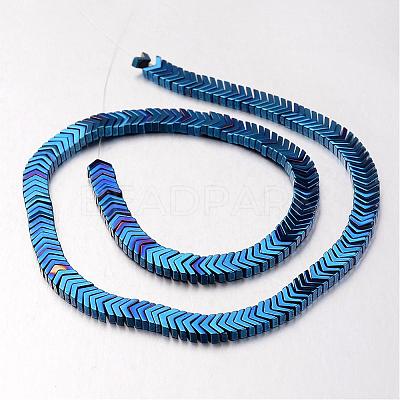 Electroplate Non-magnetic Synthetic Hematite Bead Strands G-F300-19-05-1