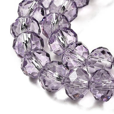 Transparent Baking Paint Glass Beads X1-DGLA-A034-T8mm-D07-1