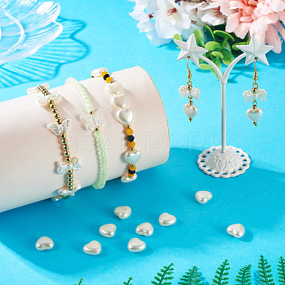 200Pcs ABS Imitation Pearl Beads OACR-TA0003-84A-1