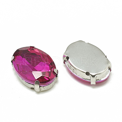 Sew on Rhinestone RGLA-T091-6x8mm-09P-1