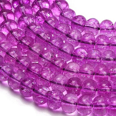 Dyed Imitation Gemstone Glass Beads Strands GL-Z001-03B-06-1
