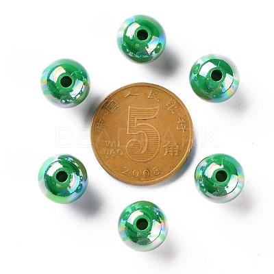 Opaque Acrylic Beads MACR-S370-D10mm-24-1