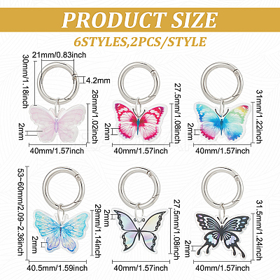 Printed Acrylic Shoe Charms PALLOY-AB00080-1