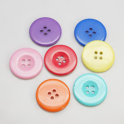Resin Buttons RESI-D033-30mm-M-1