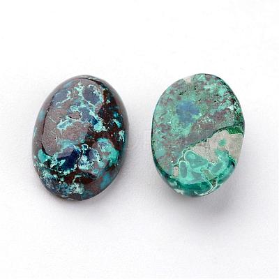 Natural Chrysocolla Cabochons G-D804-01-1