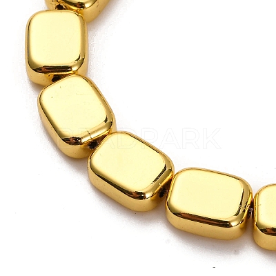 Electroplate Glass Beads Strands EGLA-H109-09F-1
