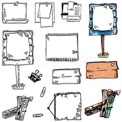 Plastic Stamps DIY-WH20018-0225-1