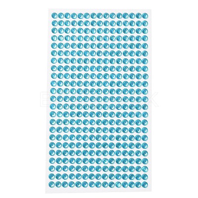 Self Adhesive Acrylic Rhinestone Stickers STIC-PW0012-01F-1