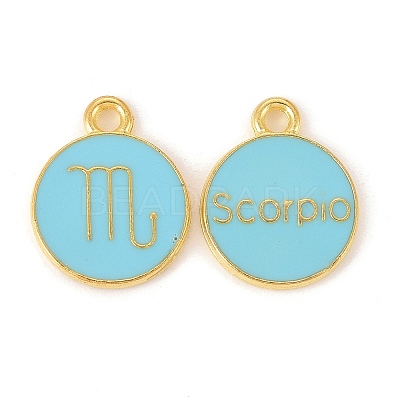 Alloy Enamel Pendants LS-ENAM-S124-01B-16L-1