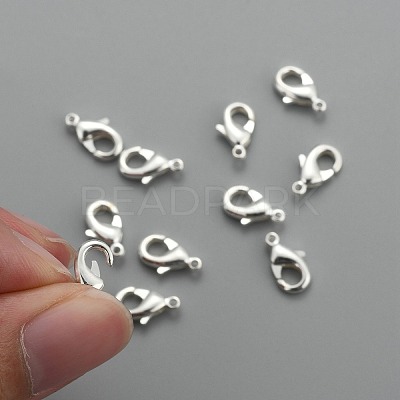 Brass Lobster Claw Clasps KK-901-S-1