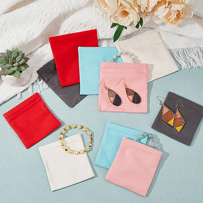20Pcs 10 Style Square Mini Velvet Multipurpose Shrapnel Makeup Bags ABAG-DC0001-02-1