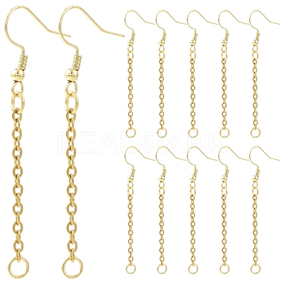 304 Stainless Steel Earring Hook EJEW-YW00016-02-1