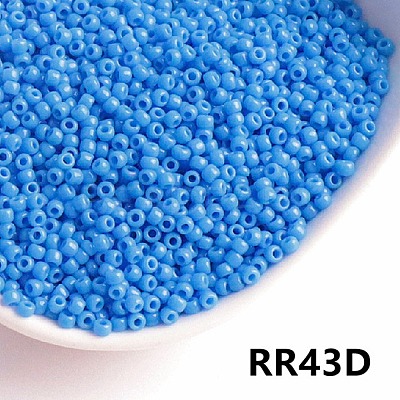 Opaque 8/0 Glass Seed Beads SEED-I013-3mm-RR43D-1