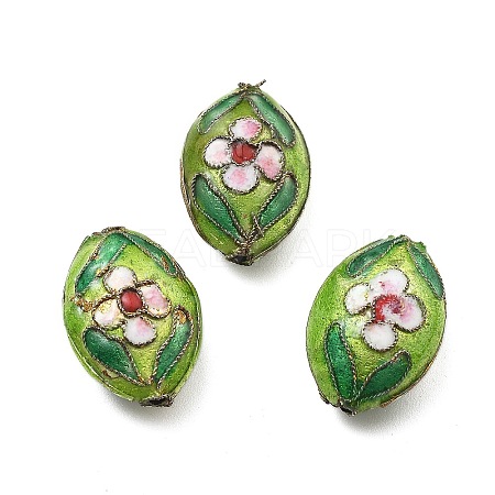 Handmade Cloisonne Beads CLB-Q002-08A-1