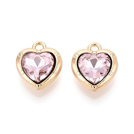 Alloy Rhinestone Charms PALLOY-T092-23G-02-1