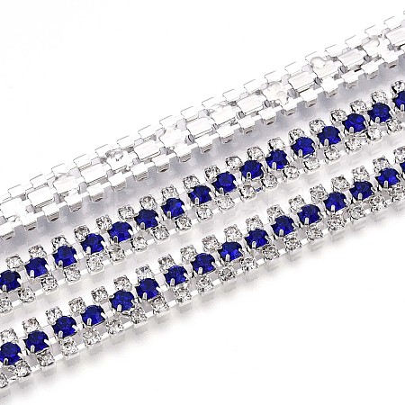 Iron Rhinestone Cup Chains CH-T006-04S-04-1