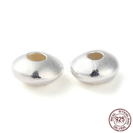 925 Sterling Silver Beads STER-P053-08B-S-1