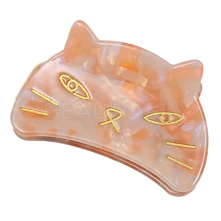 Cat Cellulose Acetate(Resin) Claw Hair Clips ANIM-PW0002-09F-1