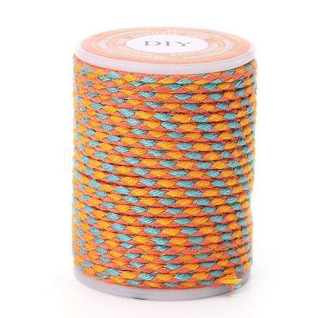 4-Ply Polycotton Cord with Metallic Thread X1-OCOR-Z003-D20-1