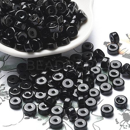 Opaque Colours Glass Seed Beads SEED-E001-P3x6mm-10-1