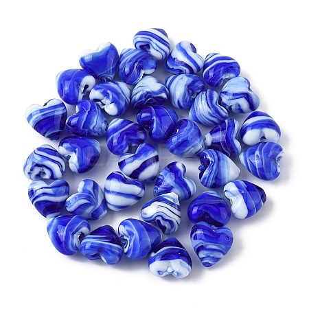 Handmade Lampwork Beads Strands LAMP-YW0002-02I-1