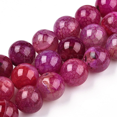 Natural Dragon Veins Agate Dyed Beads Strands X-G-H290-A01-02B-1