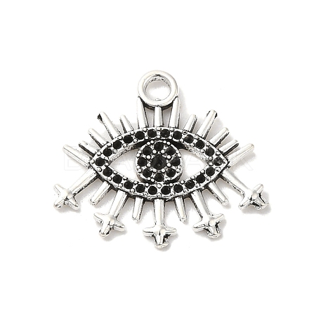 Tibetan Style Alloy Pendants PALLOY-O002-07AS-1