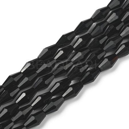 Opaque Glass Beads Strands GLAA-P001-03B-04-1