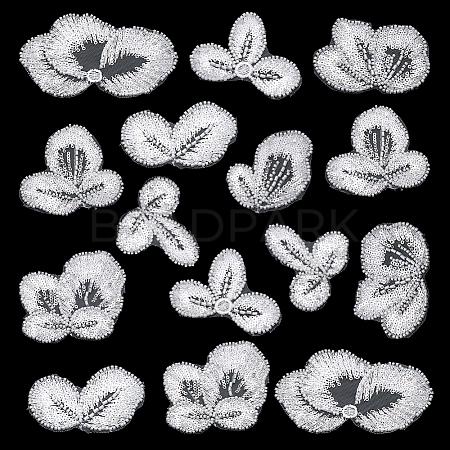 16Pcs 2Bags Polyester Clothing Patches PATC-FG0003-83A-1