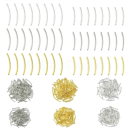Brass Tube Beads KK-YW0001-98A-G-1