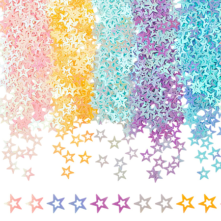 100G 5 Colors Plastic Sequins Beads PVC-CP0001-02A-1