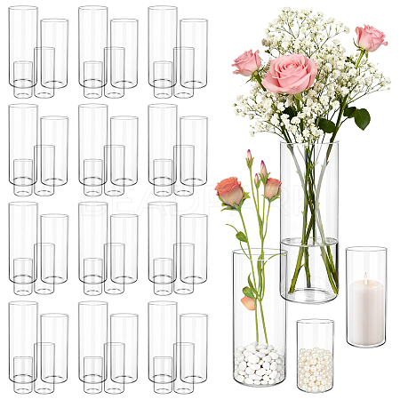 48Pcs Glass Vase AJEW-WH0696-315-1