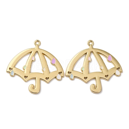 Alloy Enamel Big Pendants FIND-Z095-09G-1