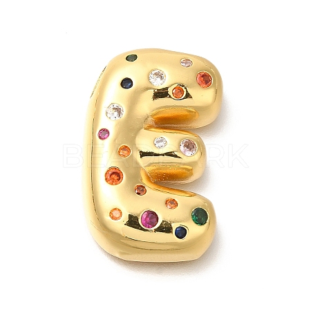 Brass Cubic Zirconia Pendants KK-M295-13G-E-1