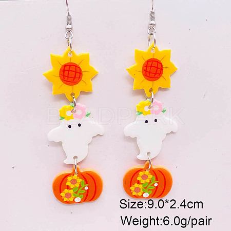 Halloween Acrylic Dangle Earrings FS-WG50B17-10-1
