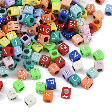 Opaque Acrylic Beads OACR-H052-02C-1