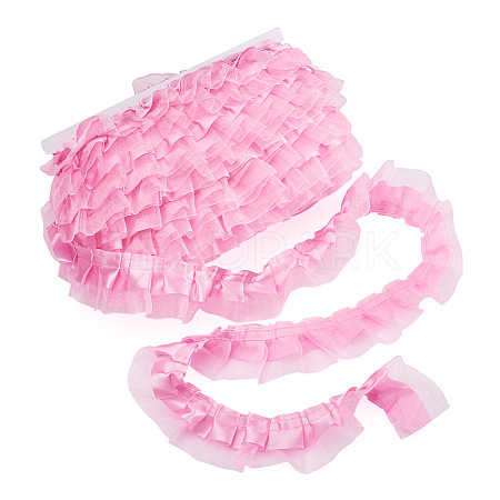 2-Layer Pleated Satin Organza Ribbons PJ-TAC0004-02C-1