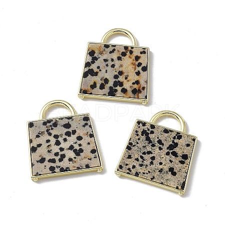 Natural Dalmatian Jasper Pendants G-G977-04G-04-1