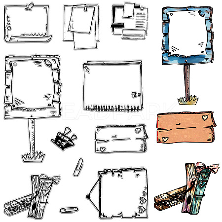 Plastic Stamps DIY-WH20018-0225-1