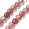 Natural Strawberry Quartz Beads Strands G-R190-10mm-34-2
